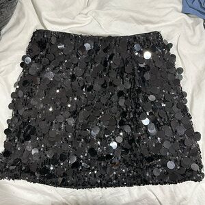 sparkle sequin skirt